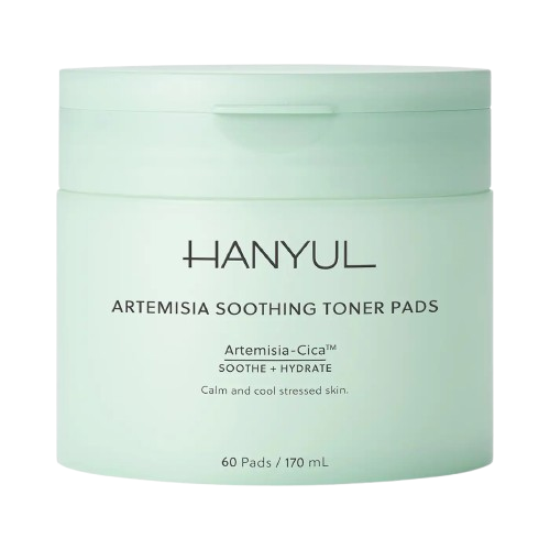 Hanyul - Artemisia Soothing Toner Pads with Centella Asiatica and Hyaluronic Acid